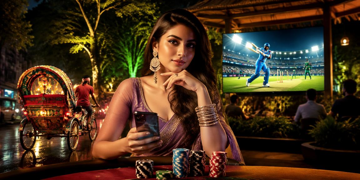 ঢাকায় রিকশার পাশে মোবাইলে ক্রিকেট বেটিং করছেন ব্যবহারকারী